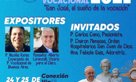 Participa del Primer Congreso en Pastoral Vocacional de la vida consagrada 2021