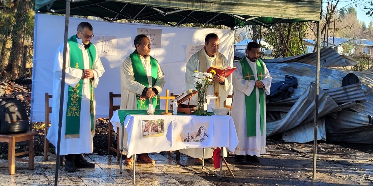 La iglesia se puede quemar, pero la Fe jamás