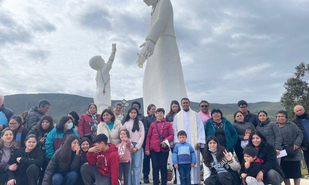 Parroquia Virgen del Tránsito de Canela celebra misa de la solidaridad en Ermita de San Alberto Hurtado