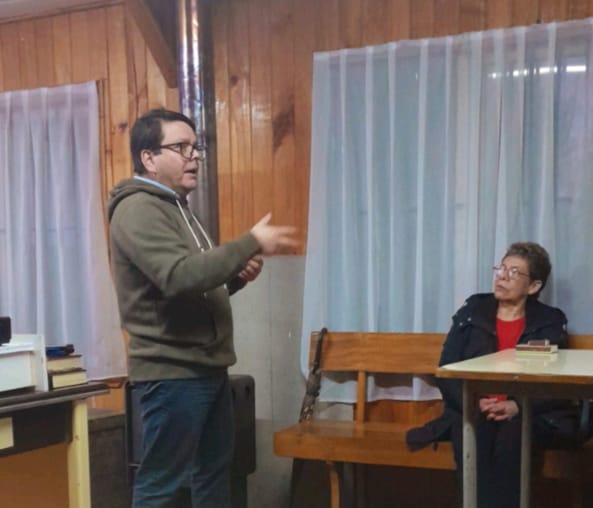 Taller de Biblia en la parroquia Nuestra Señora de Fátima en Entre Lagos